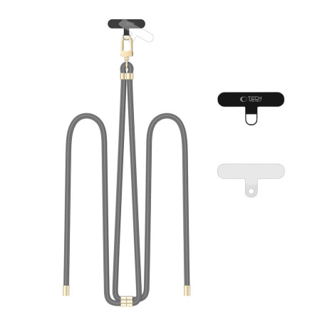 Řemínek Tech-Protect C7S pro telefon - crayon grey/gold