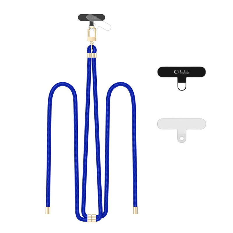 Řemínek Tech-Protect C7S pro telefon - cobalt blue/gold