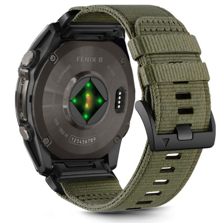 Řemínek Tech-Protect Nylon Classic Garmin Fenix 51 mm - olivová
