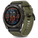 Řemínek Tech-Protect Nylon Classic Garmin Fenix 51 mm - olivová
