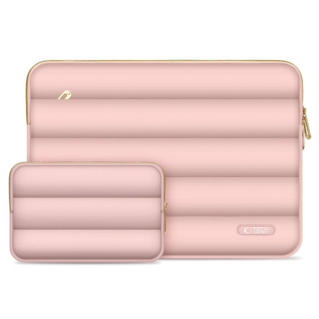 Pouzdro Tech-Protect PUFFY pro notebook 13-14" - dusty rose