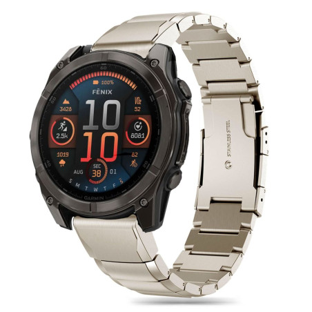 Tech-Protect SteelBand řemínek pro Garmin FENIX (51 mm) titanium