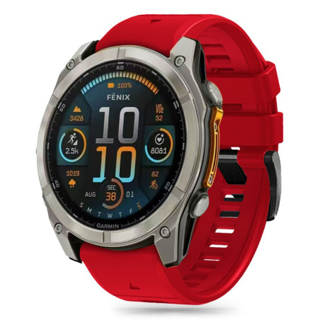 Řemínek Tech-Protect SILICONE LINE Garmin (51 mm) red