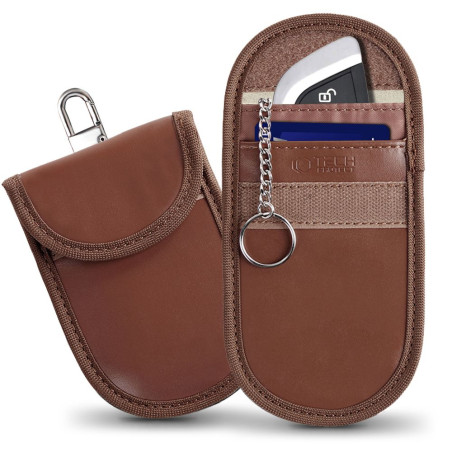 Tech-Protect KLR100 RFID pouzdro na klíče - espresso