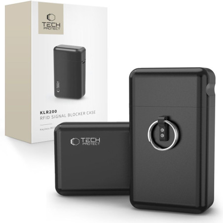 Pouzdro RFID Tech-Protect KLR200 pro klíče Keyless – černé