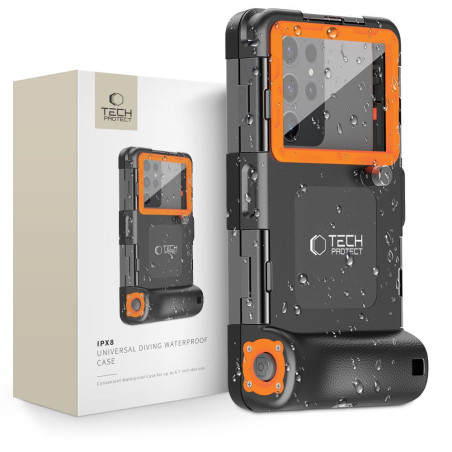 Tech-Protect IPX8 vodotěsné pouzdro univerzální 4.7–6.7" černá