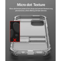 ARAREE Mach Stand Ultra odolný kryt se stojánkem pro iPhone 12 Mini, čirý se třpytkami
