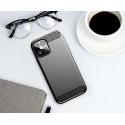 Pouzdro AG PREMIUM Carbon Case pro iPhone 12 Pro Max - černé