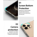 ARAREE Mach Stand Ultra odolný kryt se stojánkem pro iPhone 12 Mini, čirý se třpytkami