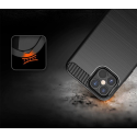 Pouzdro AG PREMIUM Carbon Case pro iPhone 12 Pro Max - černé