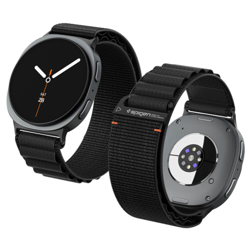 Řemínek Spigen WBF1 pro Galaxy Watch 8 / 9 / Classic - černý