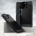 Pouzdro AG PREMIUM Carbon Case pro iPhone 13 Pro - černé