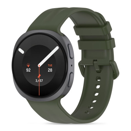 Tech-Protect SILICONE EVO řemínek pro Galaxy Watch - military green