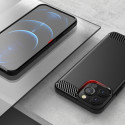 Pouzdro AG PREMIUM Carbon Case pro iPhone 13 Pro - černé