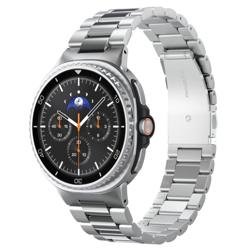Řemínek Spigen MODERN FIT pro Galaxy Watch 8 / 9 / Classic (40 / 44 / 46 mm) - stříbrný