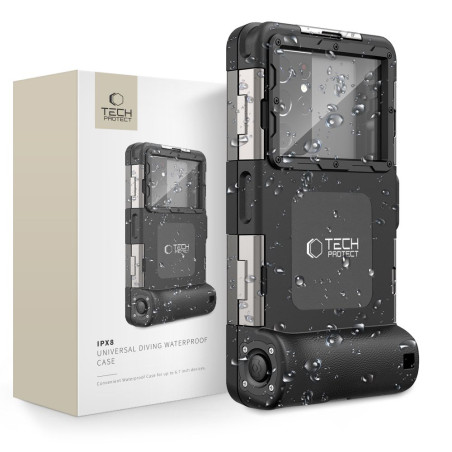 Vodotěsné pouzdro Tech-Protect IPX8 pro telefony 4,7–6,7"