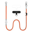 Šňůrka na telefon Tech-Protect C10S Rope - oranžová/titanová