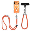 Šňůrka na telefon Tech-Protect C10S Rope - oranžová/titanová