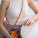 Šňůrka na telefon Tech-Protect C10S Rope - oranžová/titanová