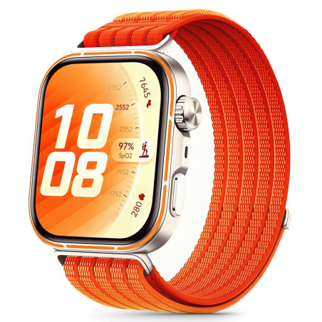 Řemínek Tech-Protect Nylon Sport pro Watch Fit 3 - oranžový