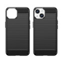 Pouzdro AG PREMIUM Carbon Case pro iPhone 14 - černé