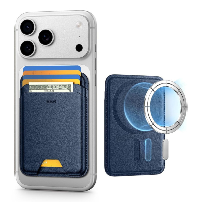 Peněženka ESR CLASSIC RFID MAGNETIC WALLET pro Magsafe - dark blue