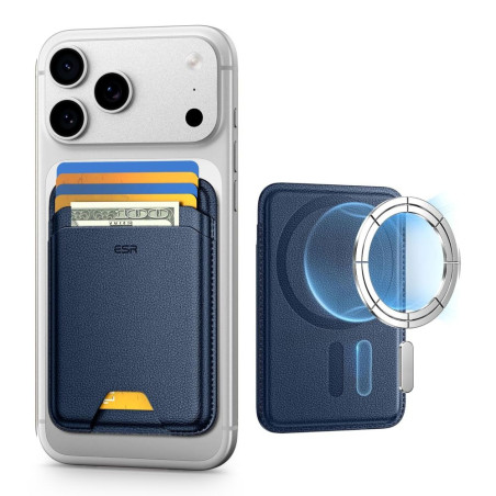 Peněženka ESR CLASSIC RFID MAGNETIC WALLET pro Magsafe - dark blue