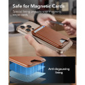 ESR CLASSIC RFID MAGNETIC WALLET STAND MagSafe - hnědá
