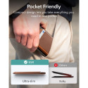 ESR CLASSIC RFID MAGNETIC WALLET STAND MagSafe - hnědá