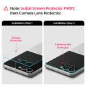 Spigen OPTIK PRO HD GLAS „EZ FIT“ pro Galaxy Z Flip 7/8 - černá