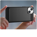 Pouzdro AG PREMIUM Carbon Case pro iPhone 14 Plus - černé