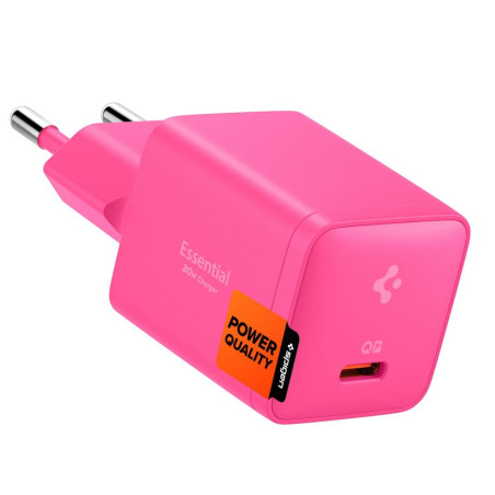 Nabíječka Spigen EE301EU-GAN ESSENTIAL 30W 1-port pink
