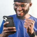 Pouzdro AG PREMIUM Carbon Case pro iPhone 14 Plus - černé