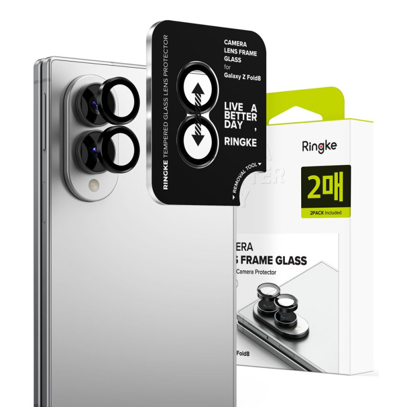 Ochranné pouzdro (kryt) Ringke CAMERA FRAME 2-PACK pro Galaxy Z Fold 8 - black