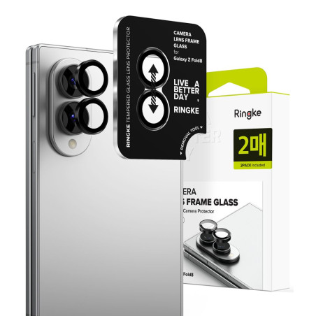 Ringke CAMERA FRAME 2-PACK pro Galaxy Z Fold 8 - black