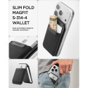 Spigen S314-4 Slim Fold Tripod Wallet MagSafe černá