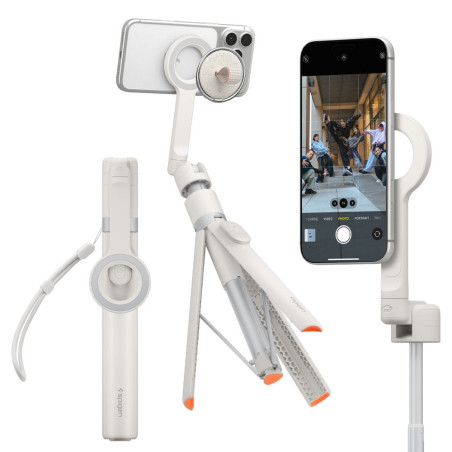 Stativ na selfie Spigen S582W Bluetooth - dune beige