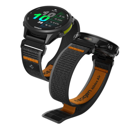 Řemínek Spigen ATHLEX AIR Garmin QuickFit 22 mm - active black/orang
