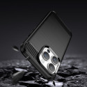 Pouzdro AG PREMIUM Carbon Case pro iPhone 14 Pro - černé