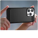 Pouzdro AG PREMIUM Carbon Case pro iPhone 14 Pro Max - černé