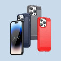 Pouzdro AG PREMIUM Carbon Case pro iPhone 14 Pro Max - černé