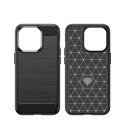 Pouzdro AG PREMIUM Carbon Case pro iPhone 14 Pro Max - černé