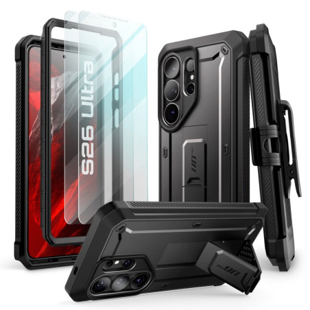 SUPCASE UNICORN BEETLE PRO 2× sklo pro Galaxy S26 Ultra black