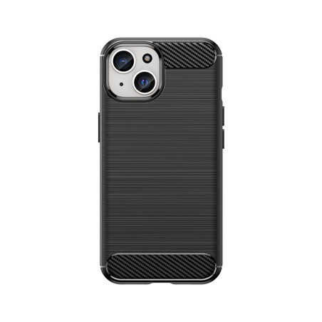 Pouzdro AG PREMIUM Carbon Case pro iPhone 15 - černé