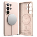 Ringke silikonový MagSafe pro Galaxy S26 Ultra - Pink Sand