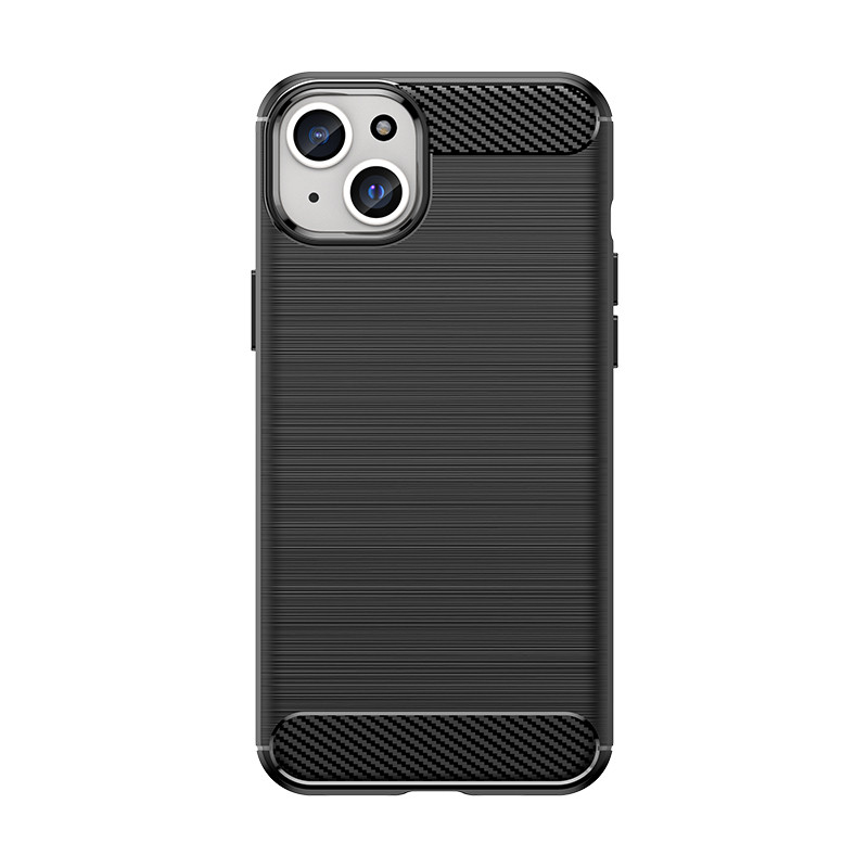 Pouzdro AG PREMIUM Carbon Case pro iPhone 15 Plus - černé