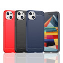 Pouzdro AG PREMIUM Carbon Case pro iPhone 15 Plus - modré
