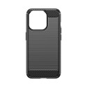 Pouzdro AG PREMIUM Carbon Case pro iPhone 15 Pro - černé