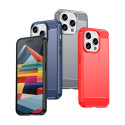 Pouzdro AG PREMIUM Carbon Case pro iPhone 15 Pro - černé