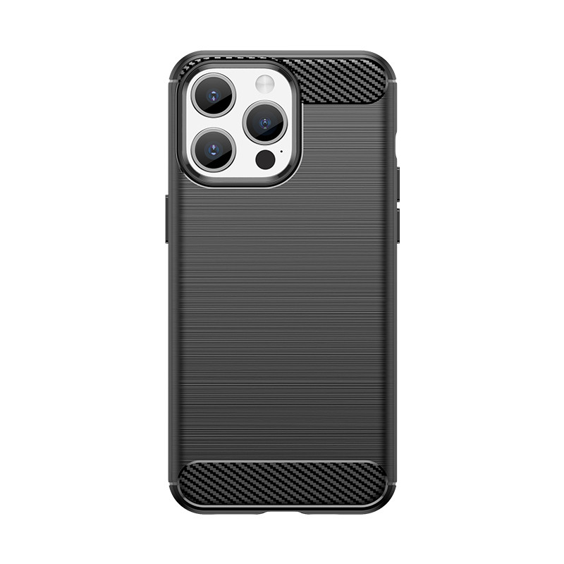 Pouzdro AG PREMIUM Carbon Case pro iPhone 15 Pro Max - černé